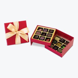 Chocolate Overlapping Lid Boxes