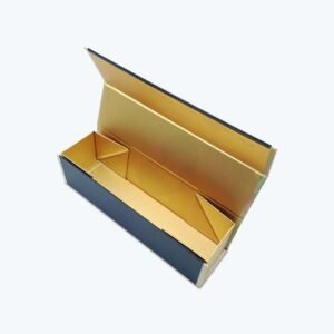 Foldable Metallic Paper Wine Boxes