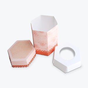 Octagon Cut Pastry Box